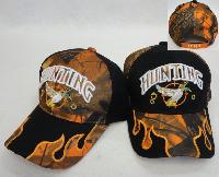 HUNTING Hat [Duck] Camo Flames on Bill